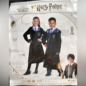 Harry Potter Ravenclaw Robe - Blue/black - Size M (7-8)